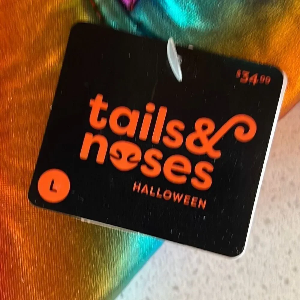 NWT Tails & Noses Lizard Halloween Pet Dog Costume Size L